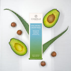 Hyaluronic Acid Cream Mask with Aloe Vera and Avocado Oil